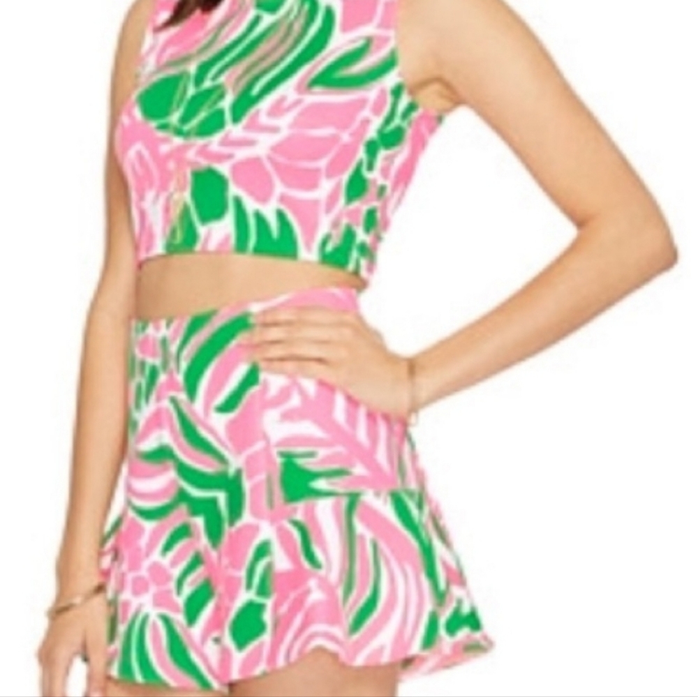 Lilly Pulitzer Neri 2 piece set- Tiki Pink in Sneaky Tiki